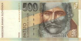 Slowakei / Slovakia P.23 500 Kronen 1993 (1) 