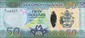 Solomon Inseln / Solomon Islands P.35a 50 Dollars (2013) Hybridnote (1) 