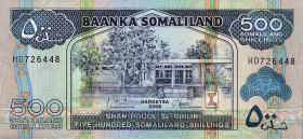 Somaliland P.06g 500 Shillings 2008 (1) 