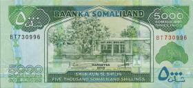 Somaliland P.21b 5000 Shillings 2015 (1) 