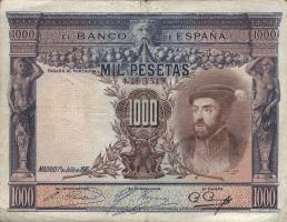 Spanien / Spain P.070c 1000 Pesetas 1925 (3) 