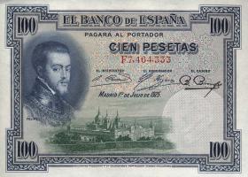 Spanien / Spain P.069c 100 Pesetas 1925 (1) 