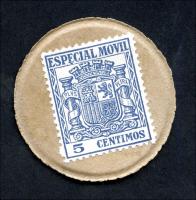 Spanien / Spain P.096O 5 Centimos (1938) (1) 