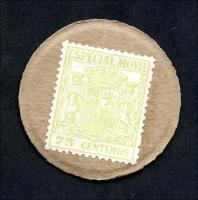 Spanien / Spain P.096z 75 Centimos (1938) (1) Wappenserie 
