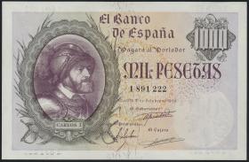 Spanien / Spain P.125 1000 Pesetas 1940 (2/1) 