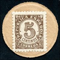 Spanien / Spain P.096 5 Centimos (1938) (1) 