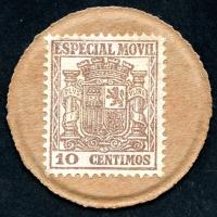 Spanien / Spain P.096P 10 Centimos (1938) (1) braun 