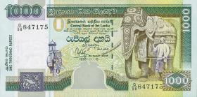 Sri Lanka P.113a 1000 Rupien 1995 (1) 