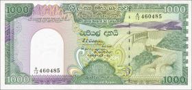 Sri Lanka P.101b 1000 Rupien 1989 (1) 