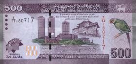 Sri Lanka P.129 500 Rupien 2013 Gedenkbanknote (1) 