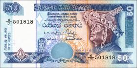 Sri Lanka P.110b 50 Rupien 2001 (1) 