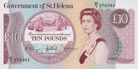 St. Helena / Saint Helena P.08b 10 Pounds  (1985) (1) 