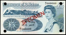 St. Helena / Saint Helena P.11s 5 Pounds (1998) (1) Specimen 