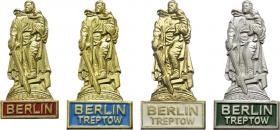 Stasi-Observationsabzeichen - Berlin Treptower Park (4 Stück) 
