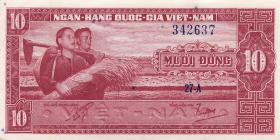 Südvietnam / Viet Nam South P.005 10 Dong (1962) (1/1-) 