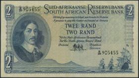 Südafrika / South Africa P.105a 2 Rand (1961) (Afrikaans) (1-) 