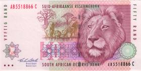 Südafrika / South Africa P.125a 50 Rand (1992) (1) Serie <AL 