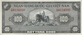 Südvietnam / Viet Nam South P.008a 100 Dong (1955) (1) 