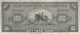 Südvietnam / Viet Nam South P.008a 100 Dong (1955) (3) 