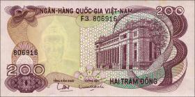 Südvietnam / Viet Nam South P.027 200 Dong (1970) (1) 