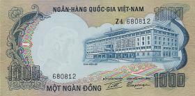 Südvietnam / Viet Nam South P.034 1000 Dong (1972) (1) 