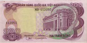 Südvietnam / Viet Nam South P.27 200 Dong (1970) (1-) 