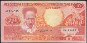 Surinam / Suriname P.131a 10 Gulden 1986 (1) 