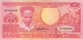 Surinam / Suriname P.131b 10 Gulden 1988 (1) 