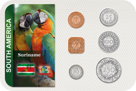 Kursmünzensatz Surinam 