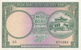 Südvietnam / Viet Nam South P.001 1 Dong (1956) (1) 