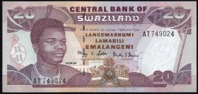 Swasiland / Swaziland P.30b 20 Emalangeni 2004 (1) 