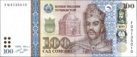 Tadschikistan / Tajikistan P.Neu 100 Somoni 2022 (1) 