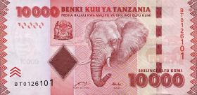 Tansania / Tanzania P.44a 10000 Shillings (2010) (1) 