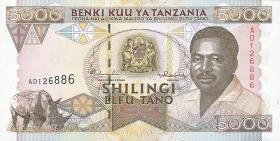 Tansania / Tanzania P.28 5000 Shillings (1995) (1) 