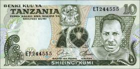 Tansania / Tanzania P.06b 10 Shillings (1978) (1) 