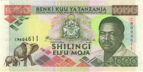 Tansania / Tanzania P.27a 1000 Shillings (1993) (1) 