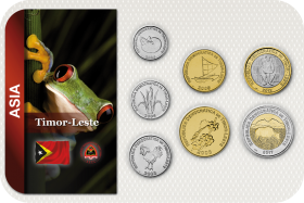 Kursmünzensatz Timor-Leste 