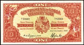 Tonga P.11e 1 Pound 1966 (1) 