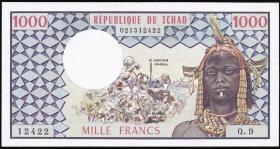 Tschad / Chad P.03a 1000 Francs o.J. (1) 