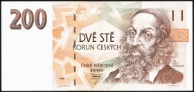 Tschechien / Czech Republic P.13 200 Kronen 1996 (1) 