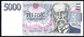 Tschechien / Czech Republic P.09 5000 Kronen 1993 (1) 