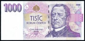 Tschechien / Czech Republic P.15c 1000 Kronen 1996 E (1) 