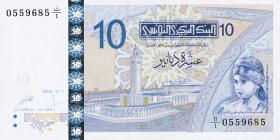 Tunesien / Tunisia P.090 10 Dinars 2005 (1) 