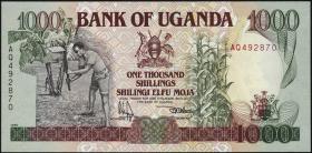 Uganda P.34a 1000 Shillings 1991 (1) 
