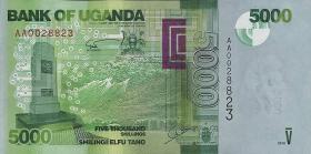 Uganda P.51a 5000 Shillings 2010 (1) 