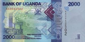 Uganda P.50a 2000 Shillings 2010 (1) 