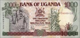 Uganda P.34b 1000 Shillings 1991 (1) 