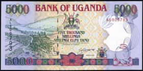 Uganda P.37a 5000 Shillings 1993 (1) 