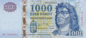 Ungarn / Hungary P.195b 1000 Forint 2006 (1) 
