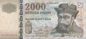 Ungarn / Hungary P.181 2000 Forint 1998 (1) 